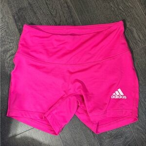 Adidas Women's Bright Pink Athletic Shorts